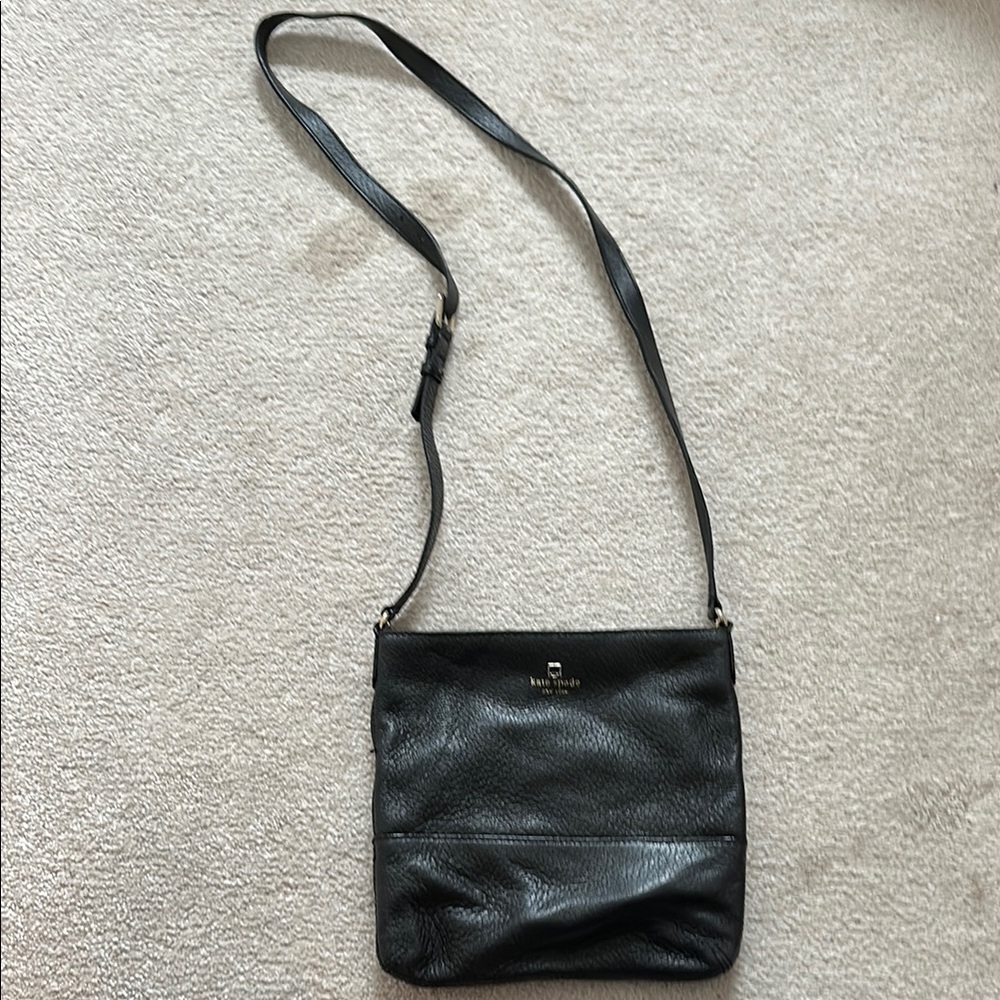 Kate Spade Black Leather Shoulder Bag